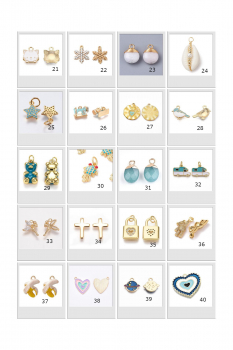 Individuelle Charm Halskette Frauen klobige und feine Anhänger Kette oder Armband selber zusammen stellen zur Auswahl Geschenk für sie